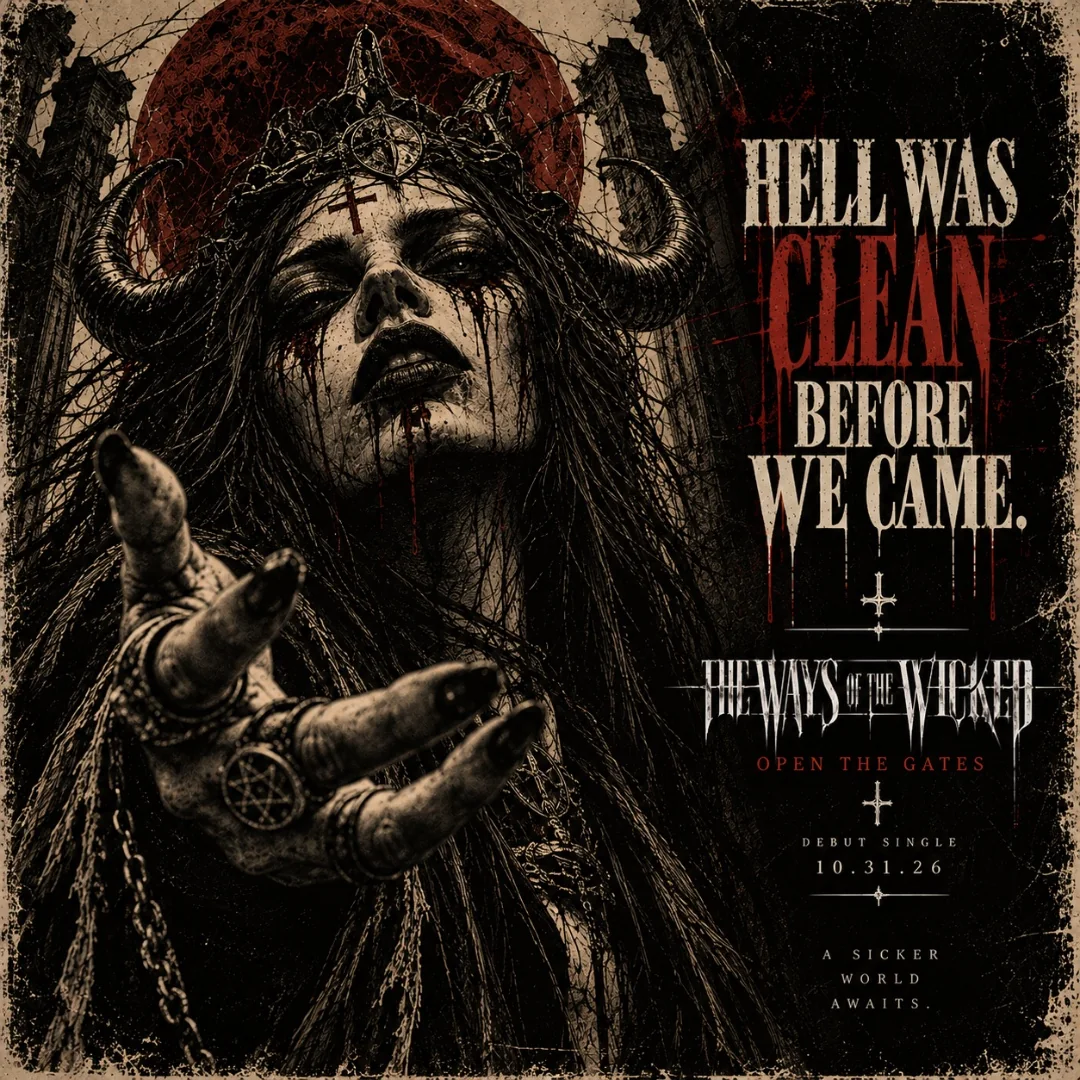 The Ways of the Wicked promotional illustration featuring a crowned figure